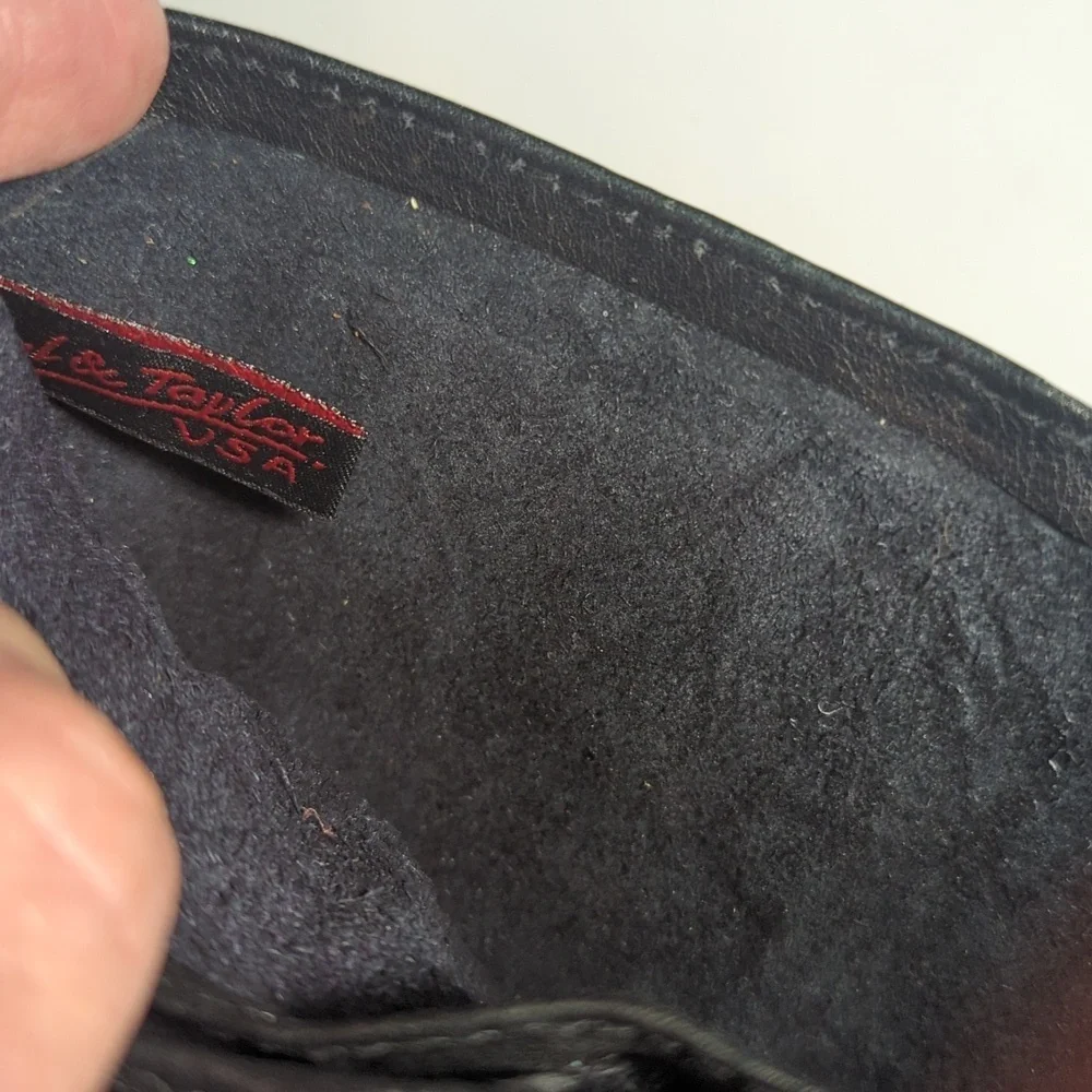 Paul & Taylor USA Black Leather Wallet